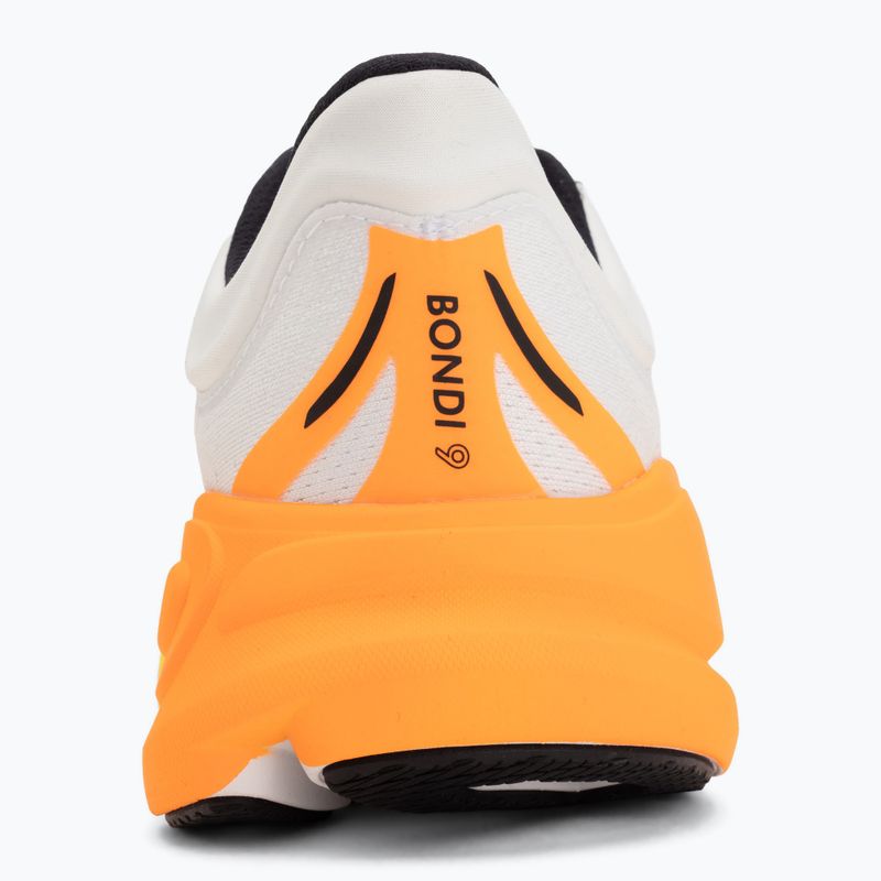 Vyriški bėgimo batai HOKA Bondi 9 Wide white/neon tangerine 6