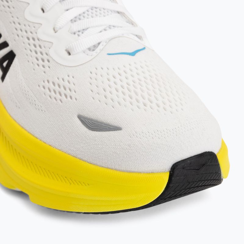 Vyriški bėgimo batai HOKA Bondi 9 Wide white/neon tangerine 7