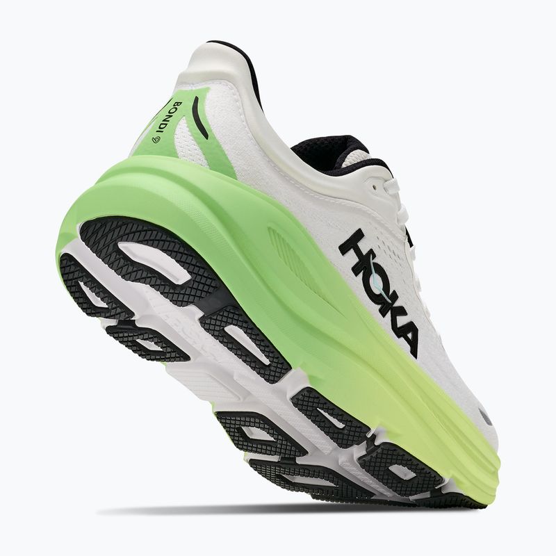 Moteriški bėgimo batai HOKA Bondi 9 white/tart apple 3