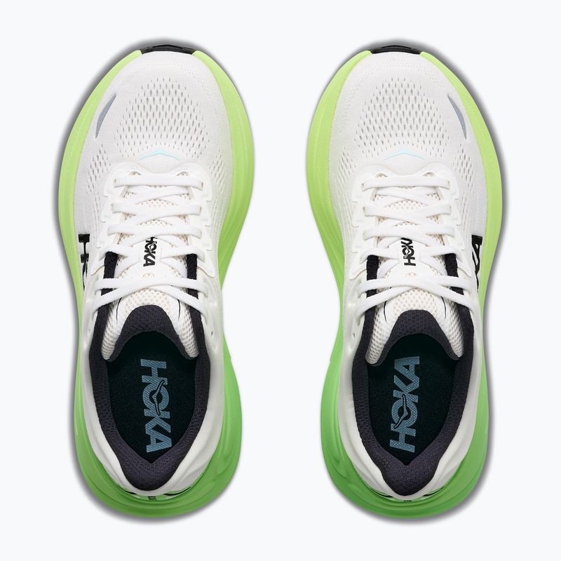 Moteriški bėgimo batai HOKA Bondi 9 white/tart apple 5