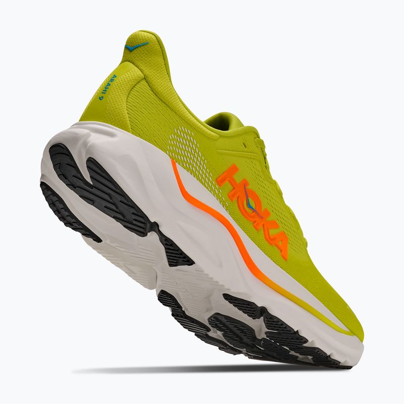 Vyriški bėgimo batai HOKA Arahi 9 Wide hoka citrus/neon tangerine 3