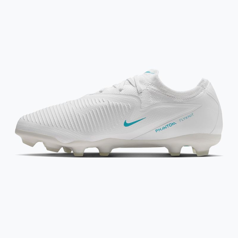 Vaikiški futbolo bateliai Nike Phantom 6 Low Pro Jr FG/MG white/white/dusty cactus 2