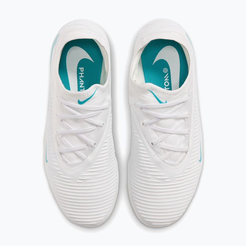 Vaikiški futbolo bateliai Nike Phantom 6 Low Pro Jr FG/MG white/white/dusty cactus 4