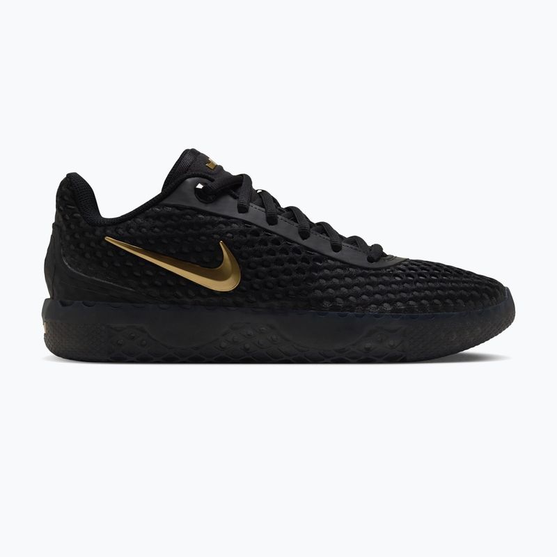 Vyriški krepšinio bateliai Nike LeBron Witness X black/black/iron grey/metallic gold
