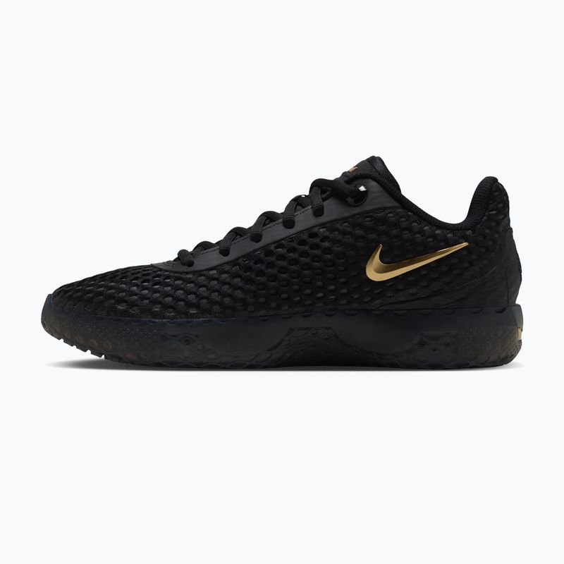 Vyriški krepšinio bateliai Nike LeBron Witness X black/black/iron grey/metallic gold 2