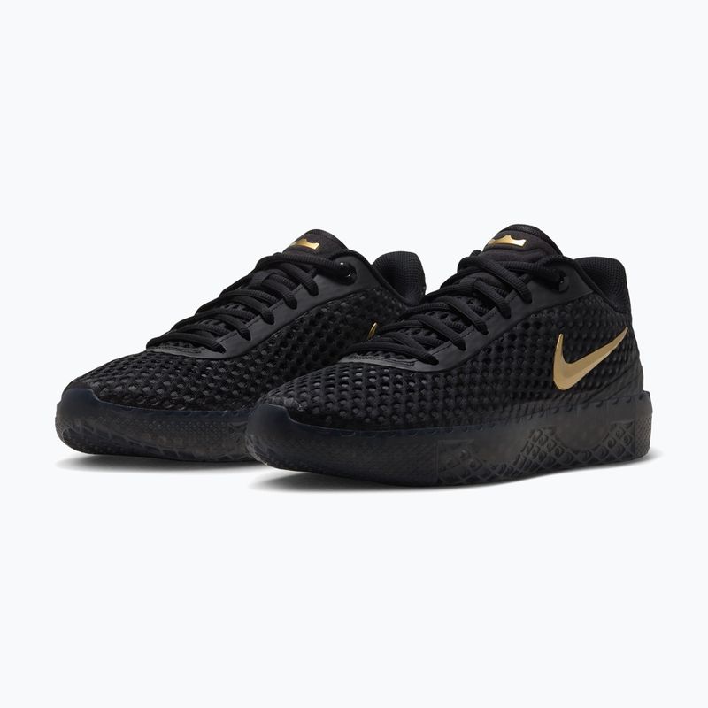 Vyriški krepšinio bateliai Nike LeBron Witness X black/black/iron grey/metallic gold 3
