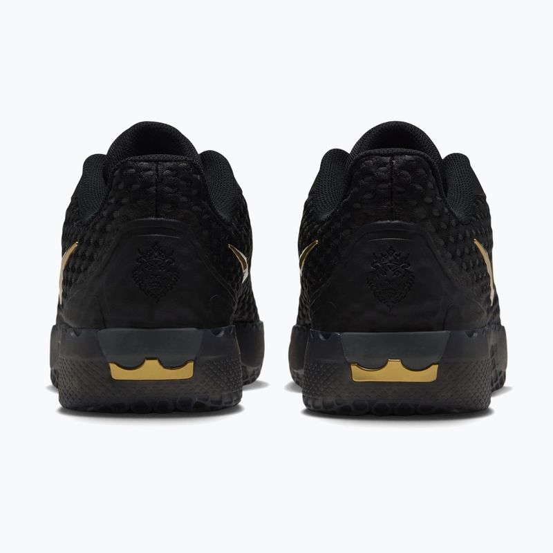 Vyriški krepšinio bateliai Nike LeBron Witness X black/black/iron grey/metallic gold 4