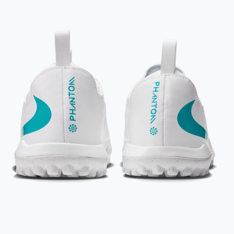 Vaikiški futbolo bateliai Nike Phantom 6 Low Academy Jr TF white/white/dusty cactus 2
