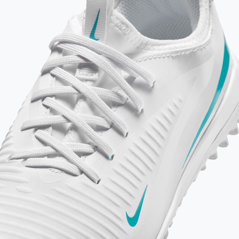 Vaikiški futbolo bateliai Nike Phantom 6 Low Academy Jr TF white/white/dusty cactus 5