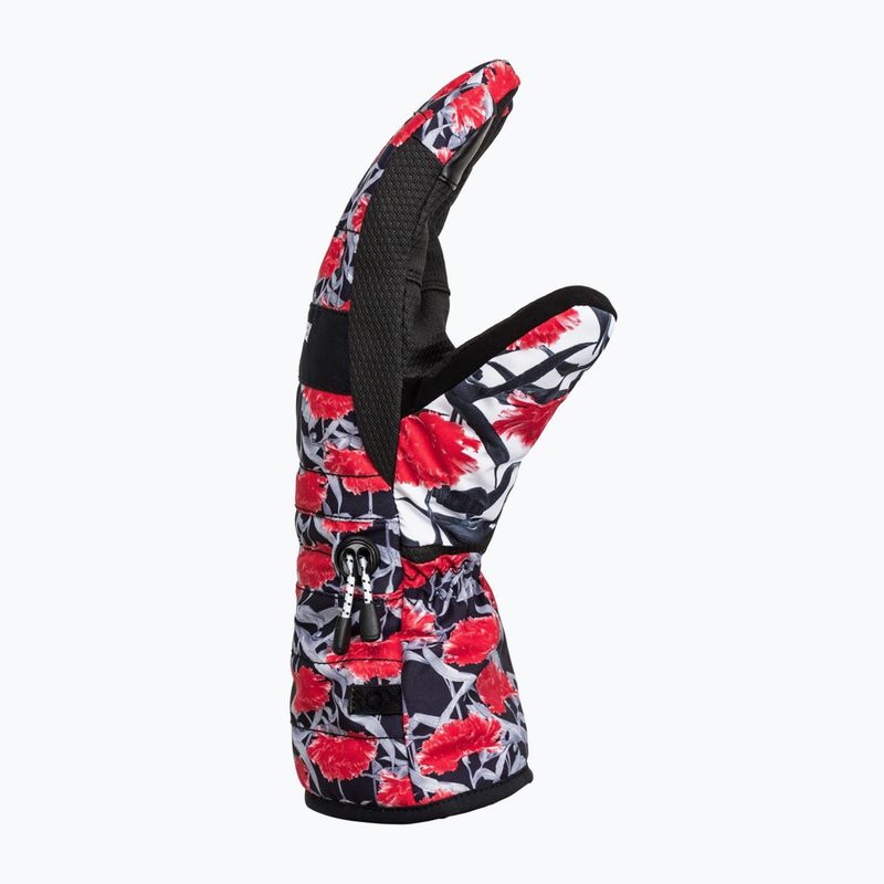 Moteriškos snieglenčių pirštinės ROXY Cynthia Rowley true black/white/red 8