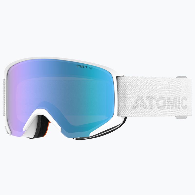 Atomic Savor Stereo slidinėjimo akiniai balti/mėlyni stereo 6