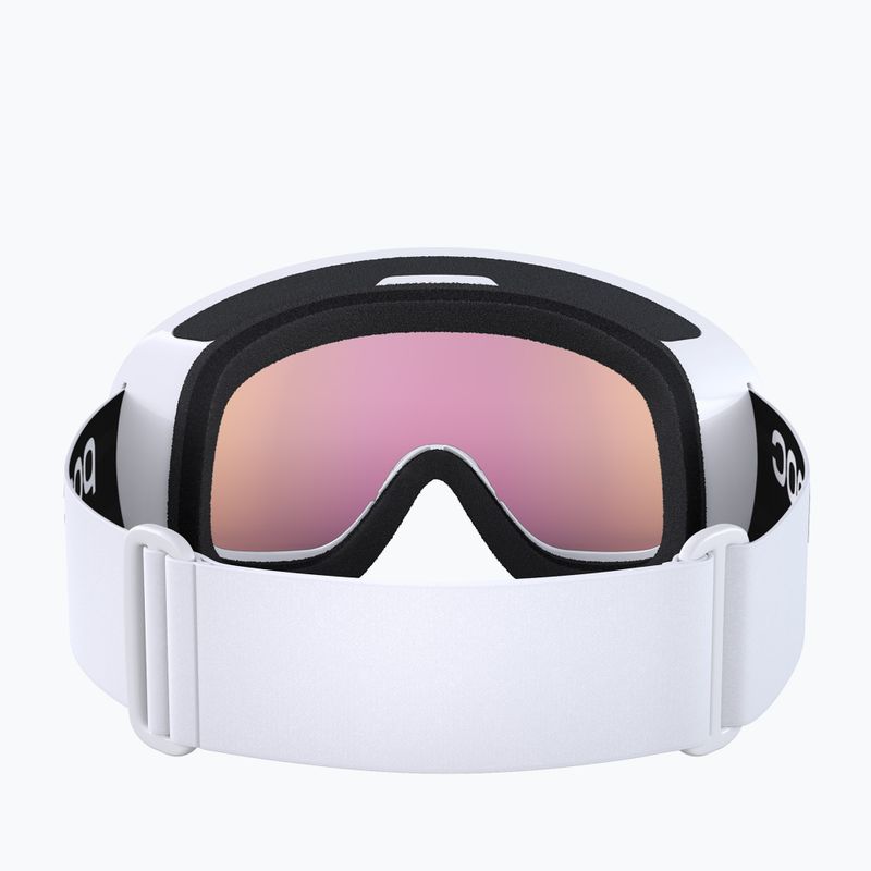 POC Fovea Mid Clarity hydrogen white/spectris orange slidinėjimo akiniai 9