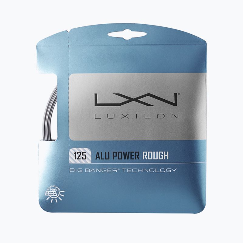 Teniso stygos Luxilon BB Alu Power Rough 125 12,2 m sidabrinės WRZ995200+
