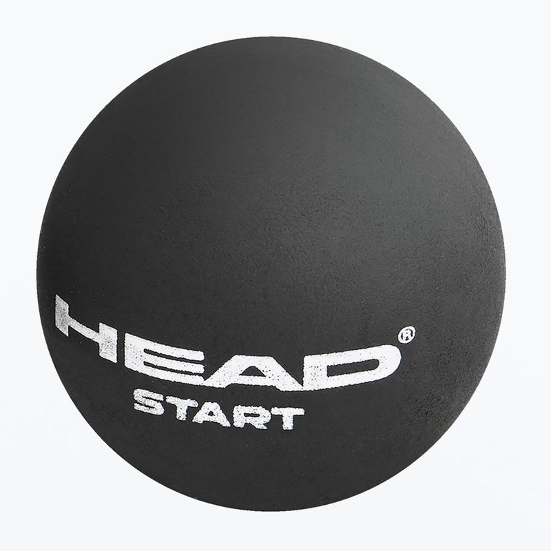 Squasho kamuolys HEAD Start Squash Ball juodas 2