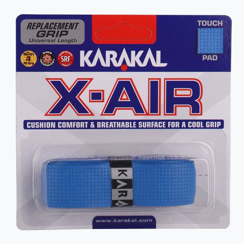 Skvošo raketės apvyniojimas Karakal X-AIR Grip blue