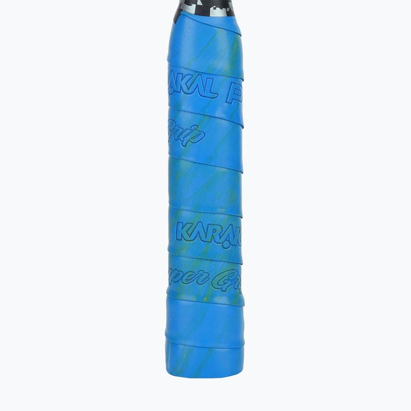 Skvošo raketės rankenos juosta Karakal Pu Super Grip Multi blue / yellow 2