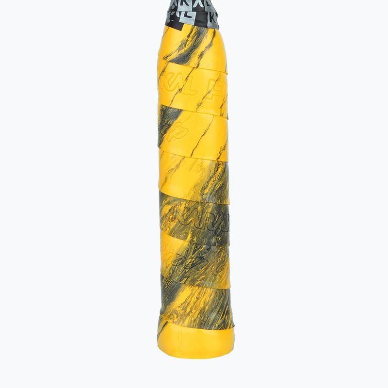 Skvošo raketės rankenos juosta Karakal Pu Super Grip Multi yellow / black 2