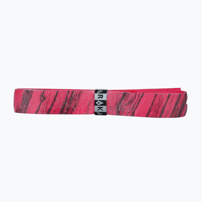 Skvošo raketės rankenos juosta Karakal Pu Super Grip Multi red / black