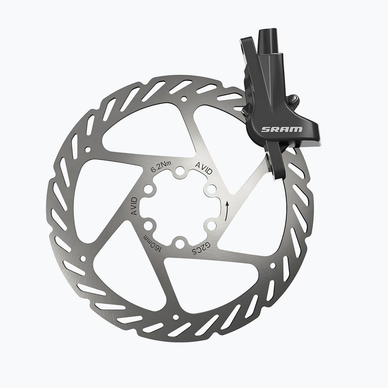 SRAM AM DB LVL BLK R/R DIR 1800 A1 galinis dviračio stabdys juodas 00.5018.106.001 8