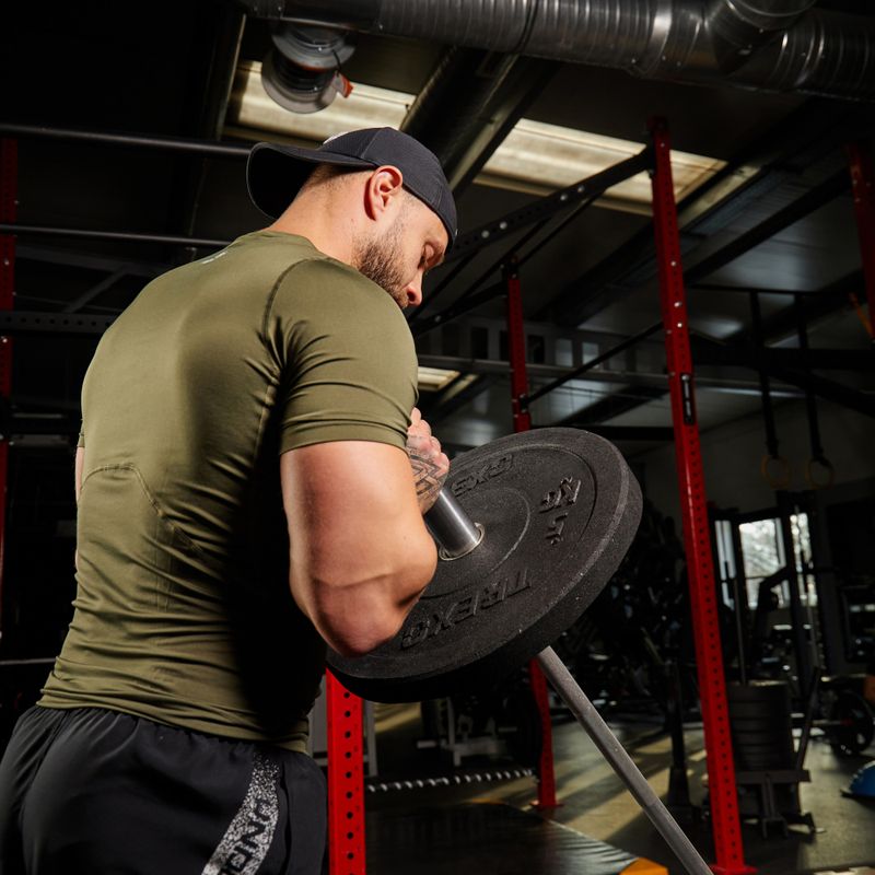 XTREXO olimpiniai svarmenys su buferiu juodi TRX-BMP005 5 kg 7