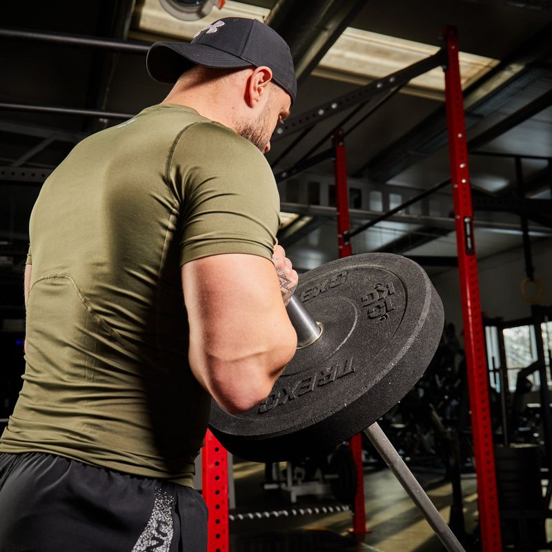 XTREXO olimpiniai svarmenys su buferiu juodi TRX-BMP010 10 kg 9