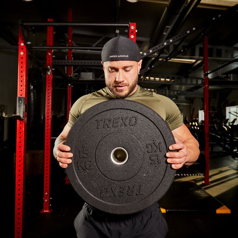 XTREXO olimpinis svoris juodos spalvos TRX-BMP015 15 kg 7