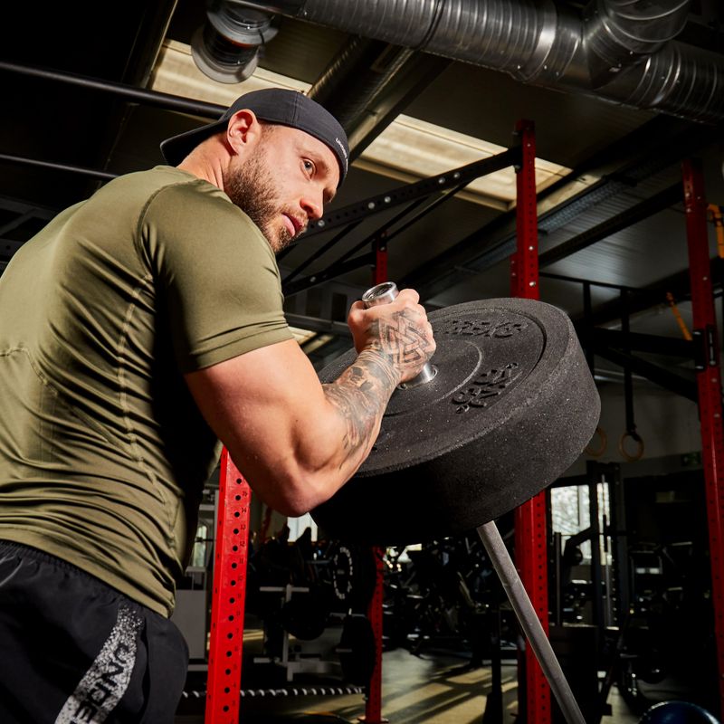 XTREXO olimpiniai svarmenys su buferiu juodi TRX-BMP020 20 kg 7