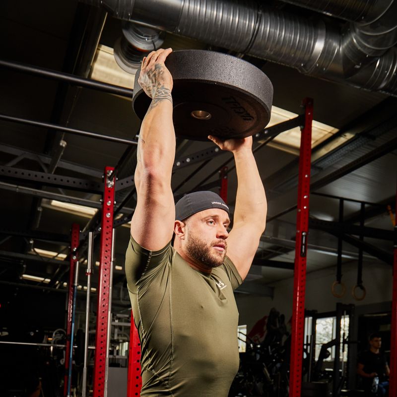 XTREXO olimpiniai svarmenys su buferiu juodi TRX-BMP020 20 kg 10