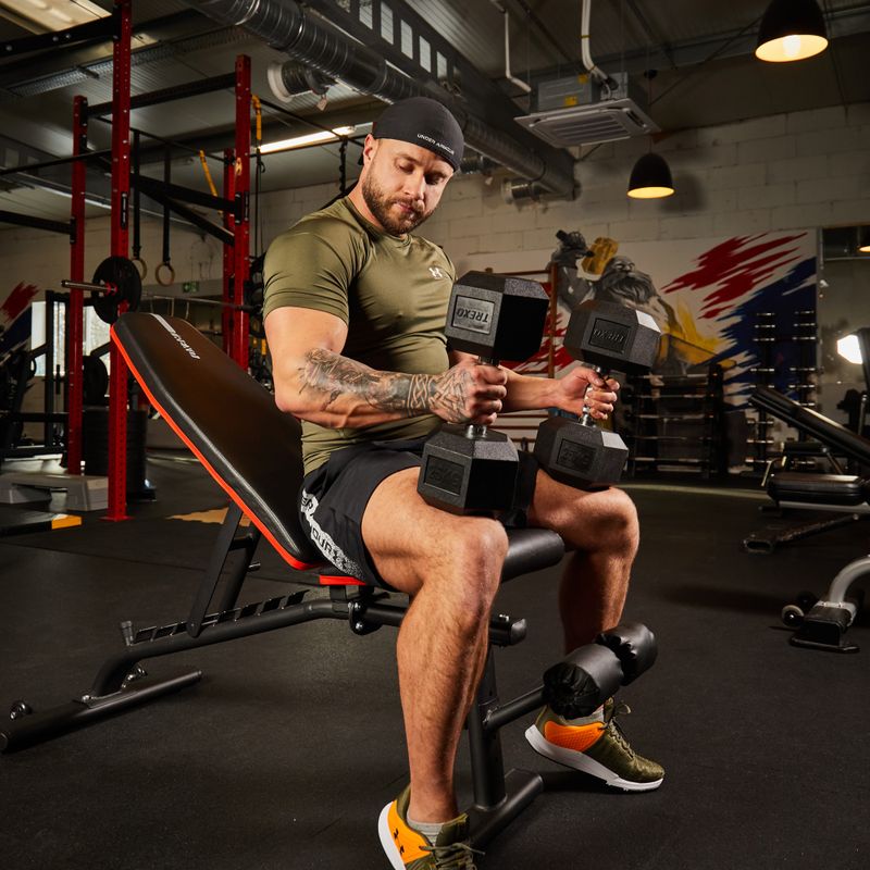 XTREXO Hex HXD250 gumuoti hanteliai 25 kg 9