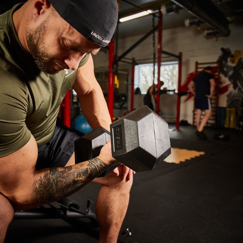 XTREXO Hex HXD75 gumuoti hanteliai 7,5 kg 6