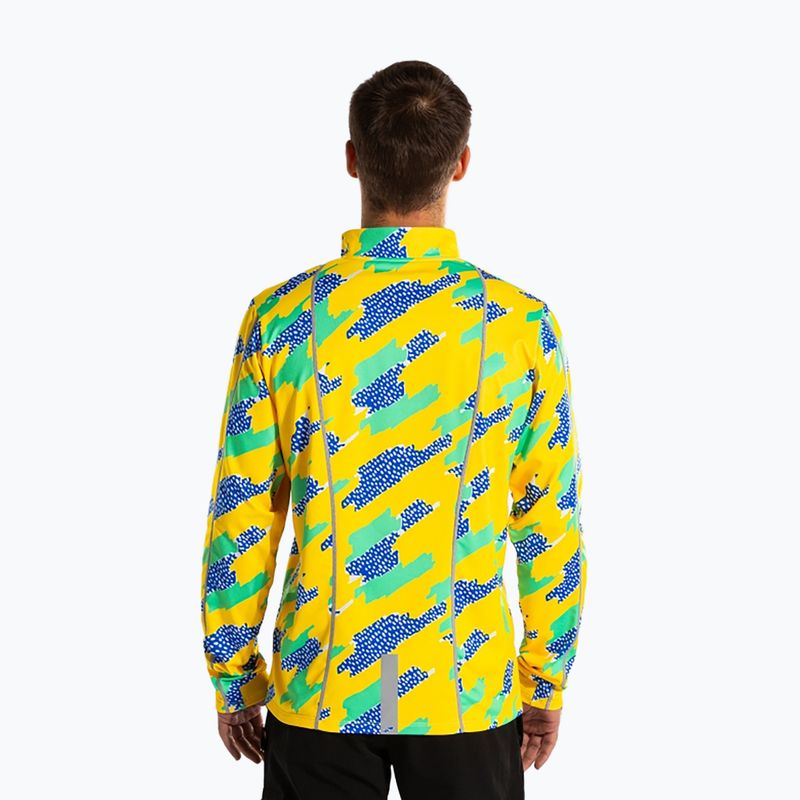 Vyriškas bėgimo džemperis Joma R-Trail Nature yellow 3