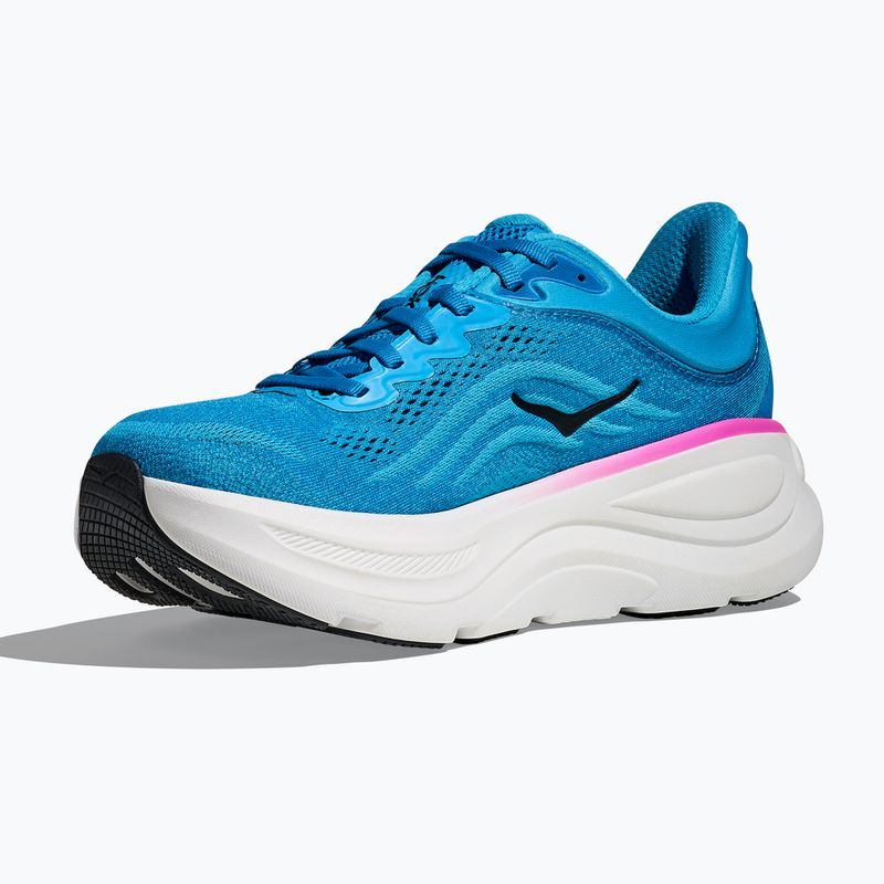 Moteriški bėgimo batai HOKA Bondi 9 skyward blue/neon fuchsia 4