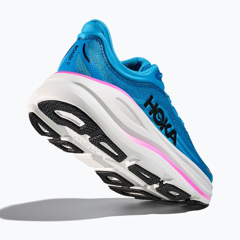Moteriški bėgimo batai HOKA Bondi 9 skyward blue/neon fuchsia 5