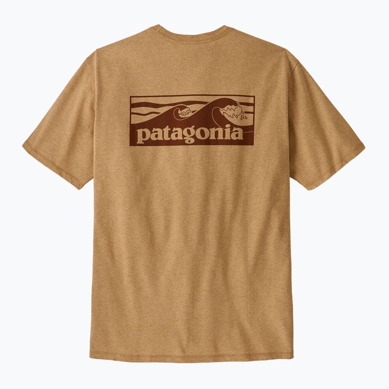 Vyriški marškinėliai Patagonia Boardshort Logo Pocket Responsibili talon gold 3