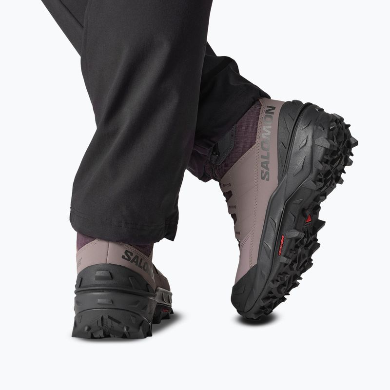 Moteriški žygio batai Salomon Crosstrak Powder WP nine iron/shark 7
