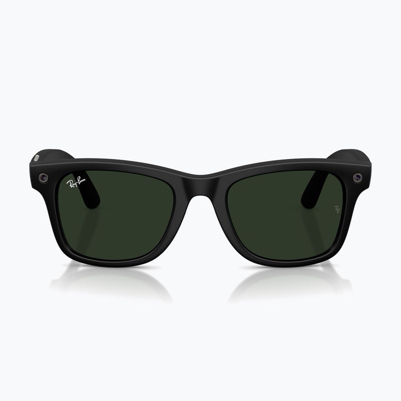 Akiniai su kamera Ray-Ban Meta Wayfarer matte black/trs g.green 8