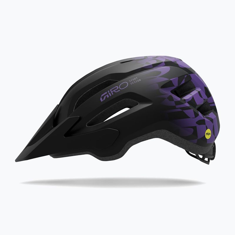 Dviračių šalmas Giro Fixture II MIPS matte black/purple rush 2