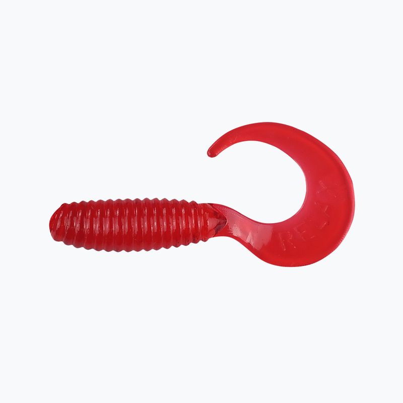 Guminis masalas Relax Twister VR1 Standard 8 vnt. skaidrus raudonas VR1-TS