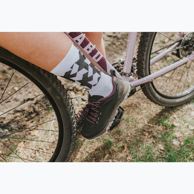 ASSOS Monogram holy baltos dviratininkų kojinės 2