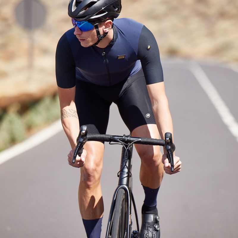 ASSOS Mille GTO vyriški dviratininko marškinėliai yubi blue 7