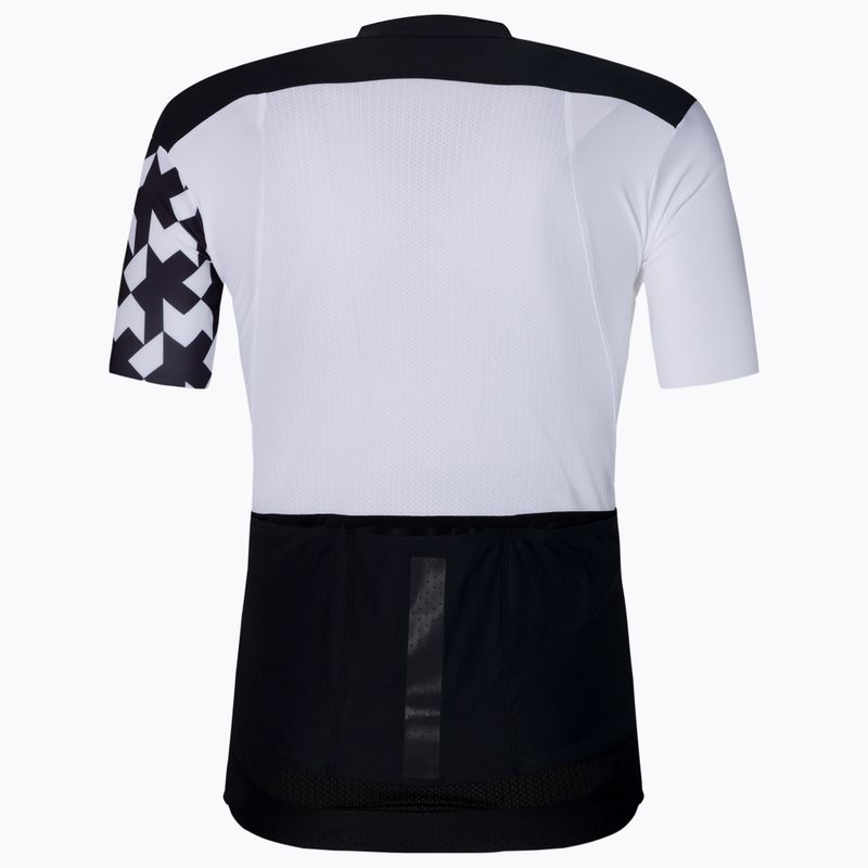 ASSOS Equipe RS Targa S9 vyriški dviratininko marškinėliai šventai balti 2