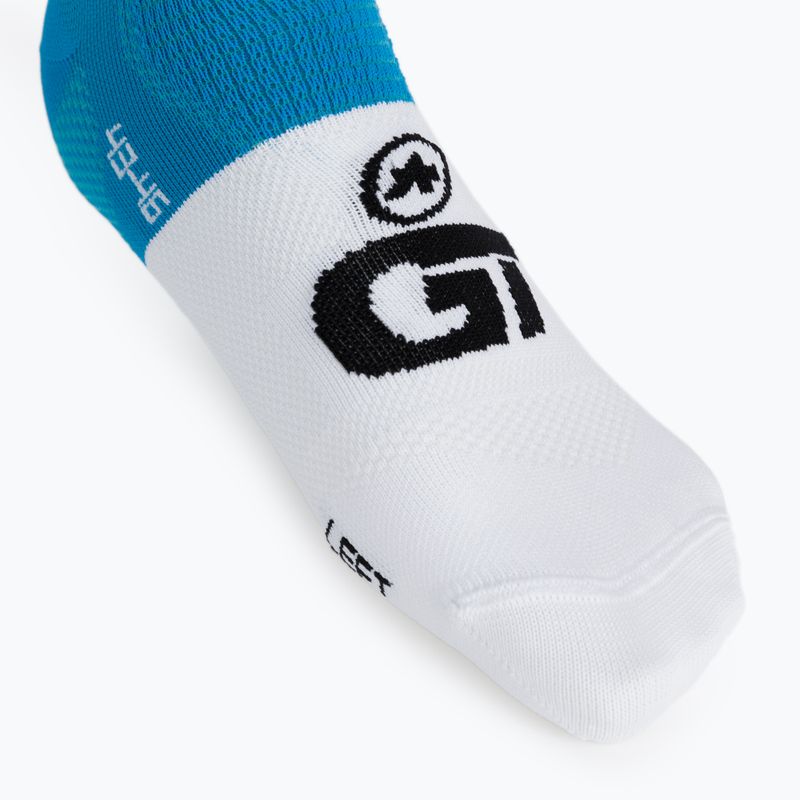 ASSOS GT C2 cyber blue dviratininkų kojinės 3
