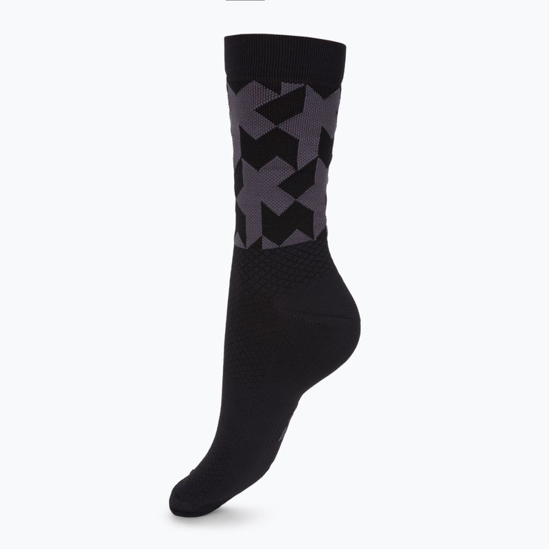ASSOS dviratininkų kojinės Monogram black 2