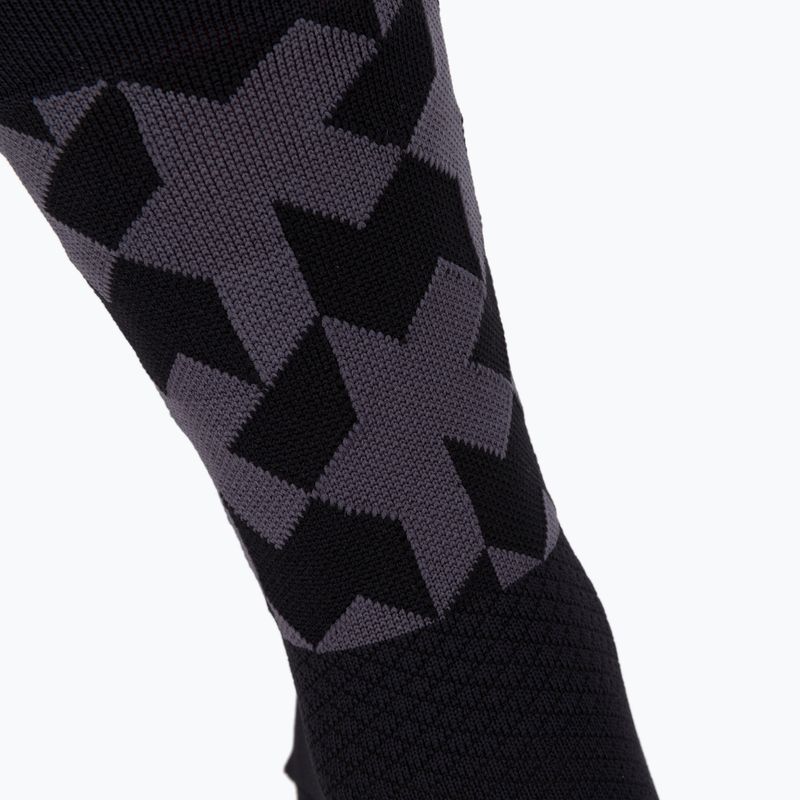 ASSOS dviratininkų kojinės Monogram black 3