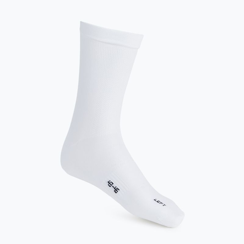 ASSOS RS Targa holy baltos dviratininko kojinės