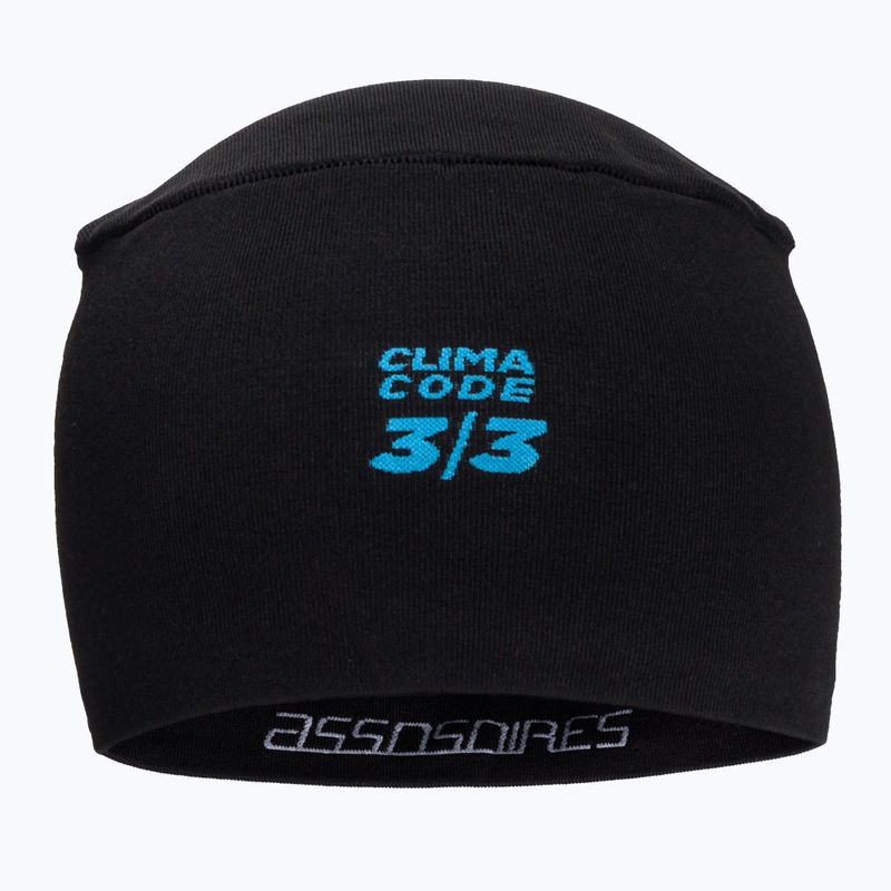 ASSOS žieminė dviračių kepurė juoda 2