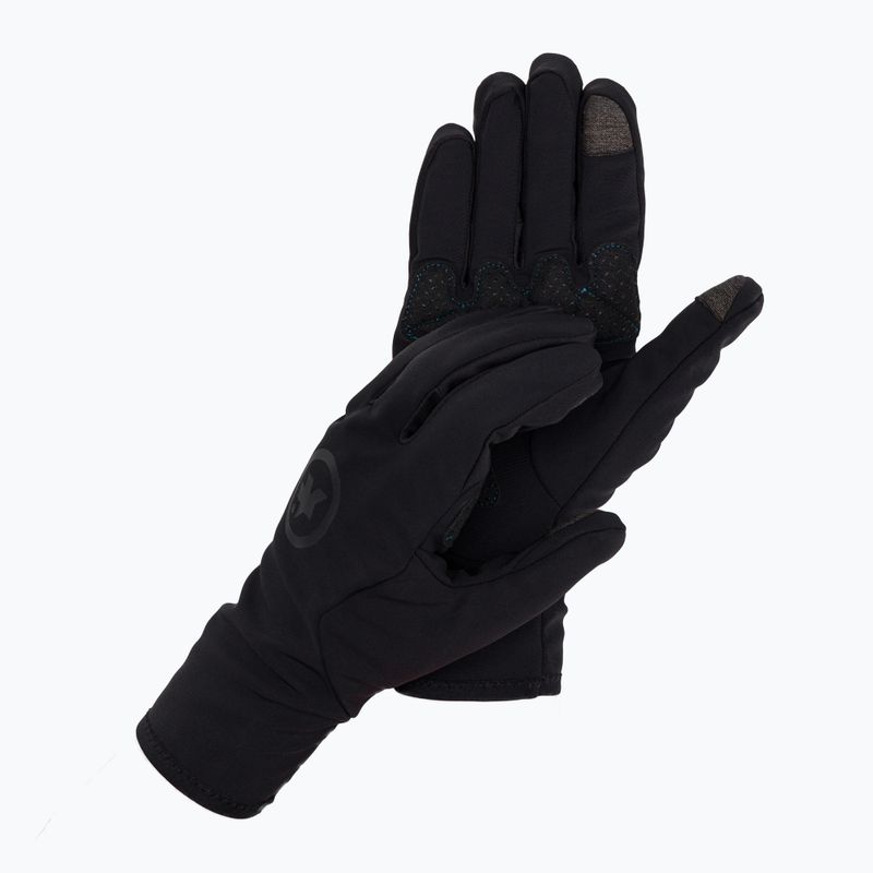 ASSOS Evo Winter juodos dviratininkų pirštinės