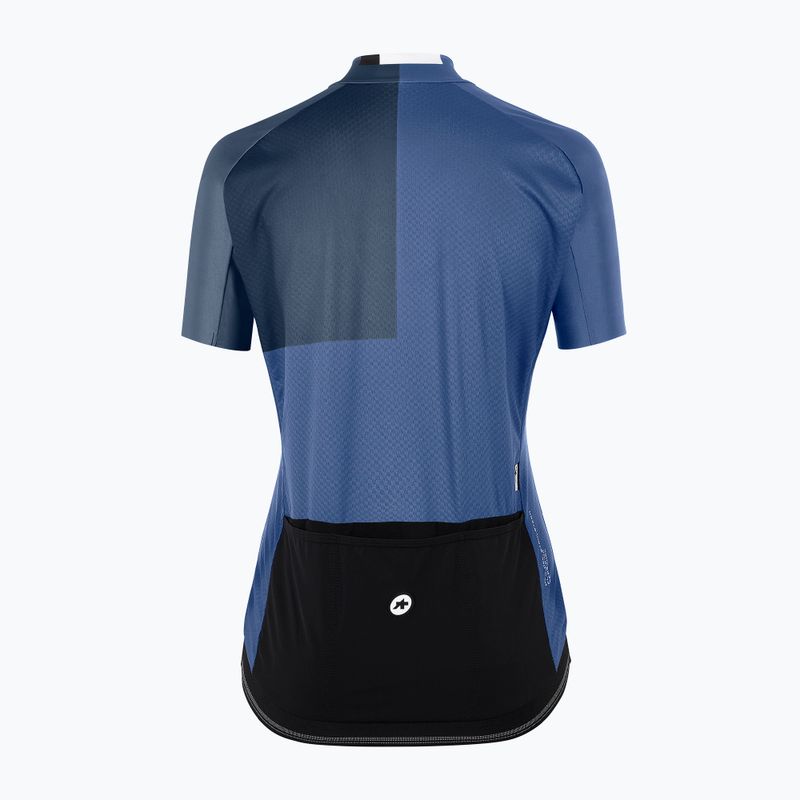 Moteriški dviratininkų marškinėliai ASSOS Uma GT C2 EVO stone blue 2