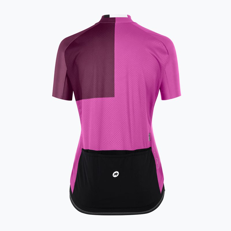 Moteriški dviratininkų marškinėliai ASSOS Uma GT C2 EVO rampant ruby 2