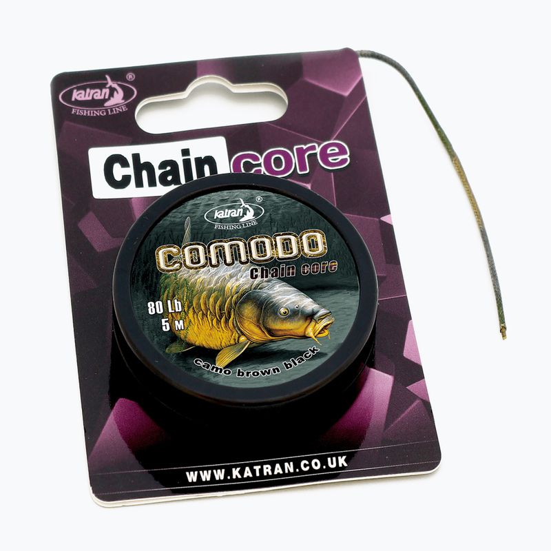 Leadcore Katran karpių pynė Comodo Chain Core camo žalia